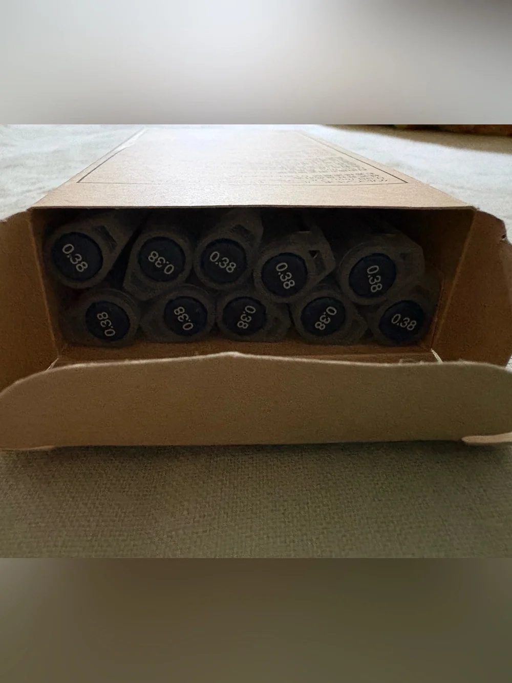 Muji Gel Pen 0.38 Blue Black 10-pack - New In Box